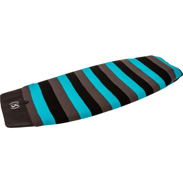 2026 Ronix Wide Nose Surf Sock R24-BAG-SSWN-60 - Aqua Blue /  Black / Grey